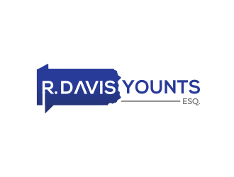 R. Davis Younts, Esq. logo design by kimora