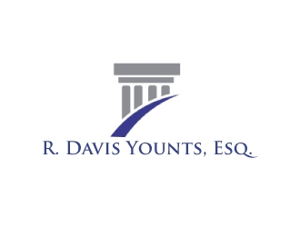R. Davis Younts, Esq. logo design by AamirKhan