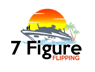 7 Figure Flipping logo design by AamirKhan