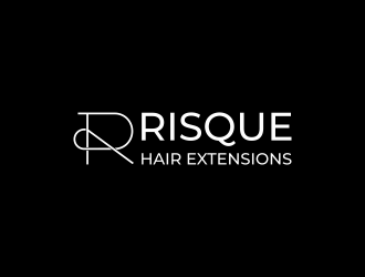 Risque hair extensions logo design by luckyprasetyo