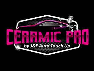 Ceramic pro by J&F Auto Touch Up logo design by DreamLogoDesign