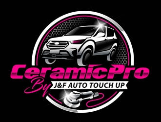 Ceramic pro by J&F Auto Touch Up logo design by DreamLogoDesign