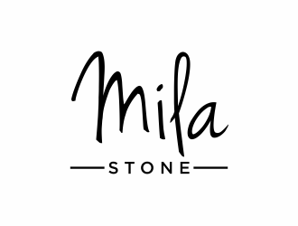 Mila Stone logo design by hopee