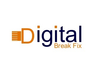 Digital Break Fix logo design by bougalla005