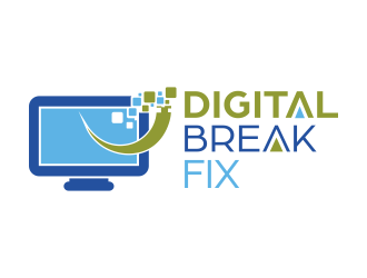Digital Break Fix logo design by qqdesigns