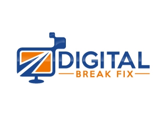 Digital Break Fix logo design by nexgen