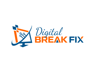 Digital Break Fix logo design by ingepro