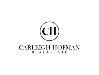 Carleigh Hofman Real Estate logo design by oke2angconcept