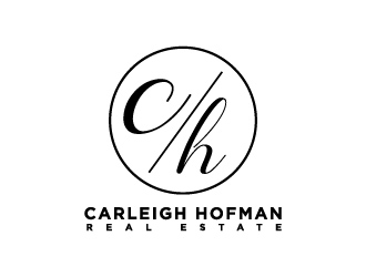 Carleigh Hofman Real Estate logo design by treemouse