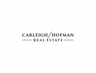 Carleigh Hofman Real Estate logo design by checx