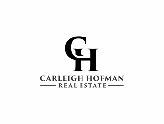 Carleigh Hofman Real Estate logo design by checx
