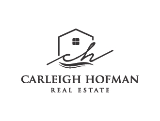 Carleigh Hofman Real Estate logo design by Fear