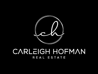 Carleigh Hofman Real Estate logo design by BrainStorming