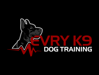Evry K9 Dog Training logo design by Kruger
