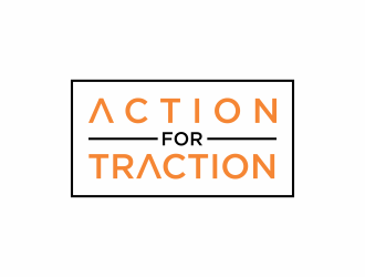 Action for Traction  logo design by eagerly
