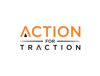 Action for Traction  logo design by ammad