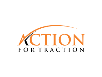 Action for Traction  logo design by ammad
