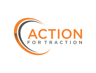 Action for Traction  logo design by ammad