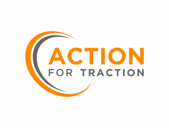 Action for Traction  logo design by ammad
