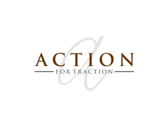 Action for Traction  logo design by bricton