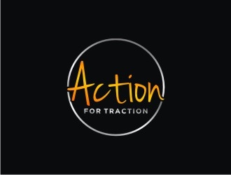 Action for Traction  logo design by bricton