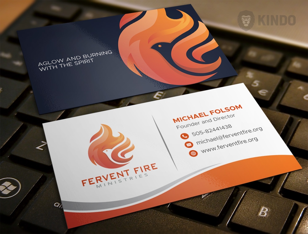 Fervent Fire Ministries logo design by Kindo