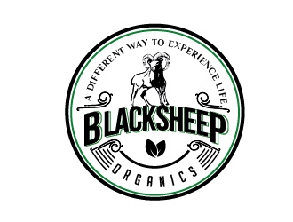 Blacksheep Organics logo design by Rachel