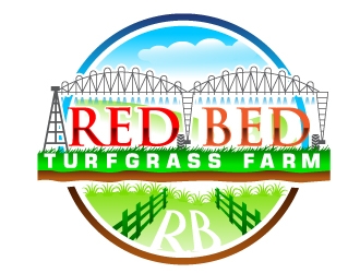 RED BED TURFGRASS FARM  logo design by Suvendu