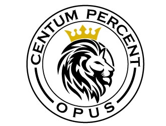 100% Work or One Hundred Percent Work logo design by gearfx