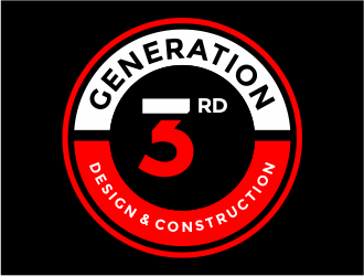 3rd Generation Design & Construction  logo design by Girly
