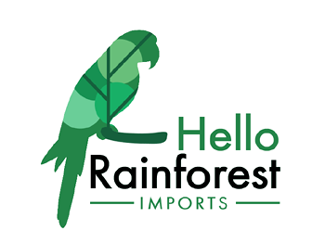 Hello Rainforest Imports  logo design by ingepro