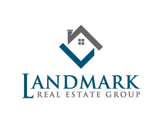 Landmark Real Estate Group logo design by pixalrahul