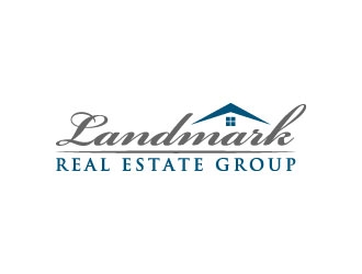 Landmark Real Estate Group logo design by pixalrahul