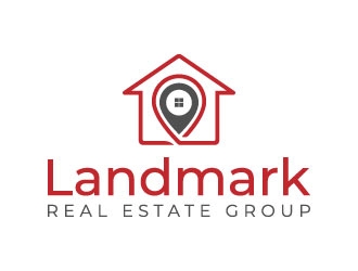 Landmark Real Estate Group logo design by pixalrahul