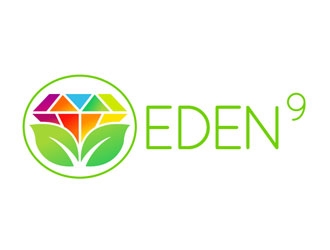 Eden Nine aka EDEN9 logo design by frontrunner