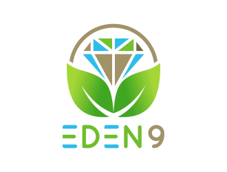 Eden Nine aka EDEN9 logo design by graphicstar