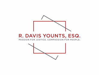 R. Davis Younts, Esq. logo design by checx
