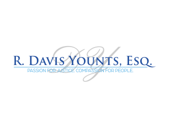 R. Davis Younts, Esq. logo design by qqdesigns