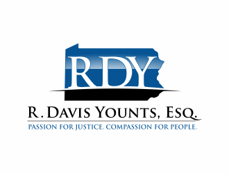 R. Davis Younts, Esq. logo design by agus