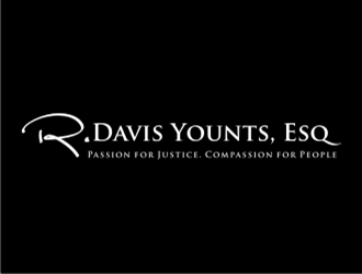 R. Davis Younts, Esq. logo design by sheilavalencia