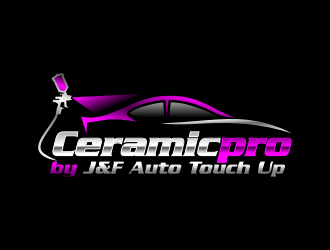 Ceramic pro by J&F Auto Touch Up logo design by done