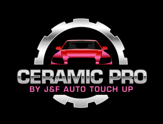 Ceramic pro by J&F Auto Touch Up logo design by kunejo