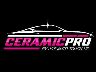 Ceramic pro by J&F Auto Touch Up logo design by THOR_