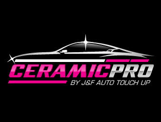 Ceramic pro by J&F Auto Touch Up logo design by THOR_