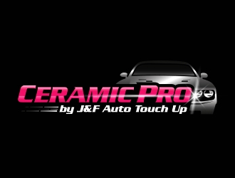 Ceramic pro by J&F Auto Touch Up logo design by Eliben