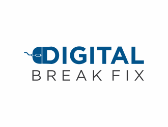 Digital Break Fix logo design by bombers