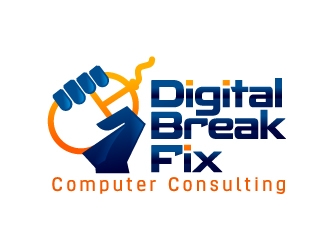 Digital Break Fix logo design by dasigns