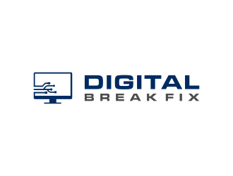 Digital Break Fix logo design by kaylee