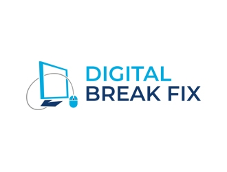 Digital Break Fix logo design by Kebrra