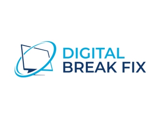 Digital Break Fix logo design by Kebrra